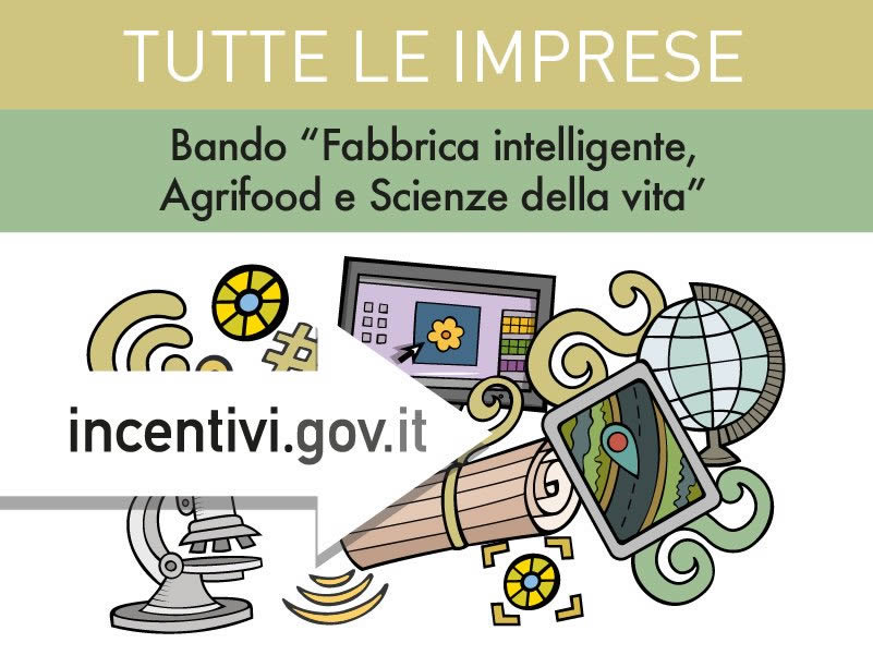 Bando Fabbrica intelligente, Agrifood e Scienze della vita