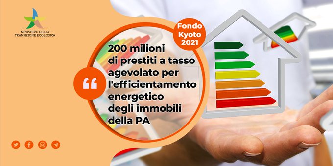 Operativo il Fondo Kyoto 2021