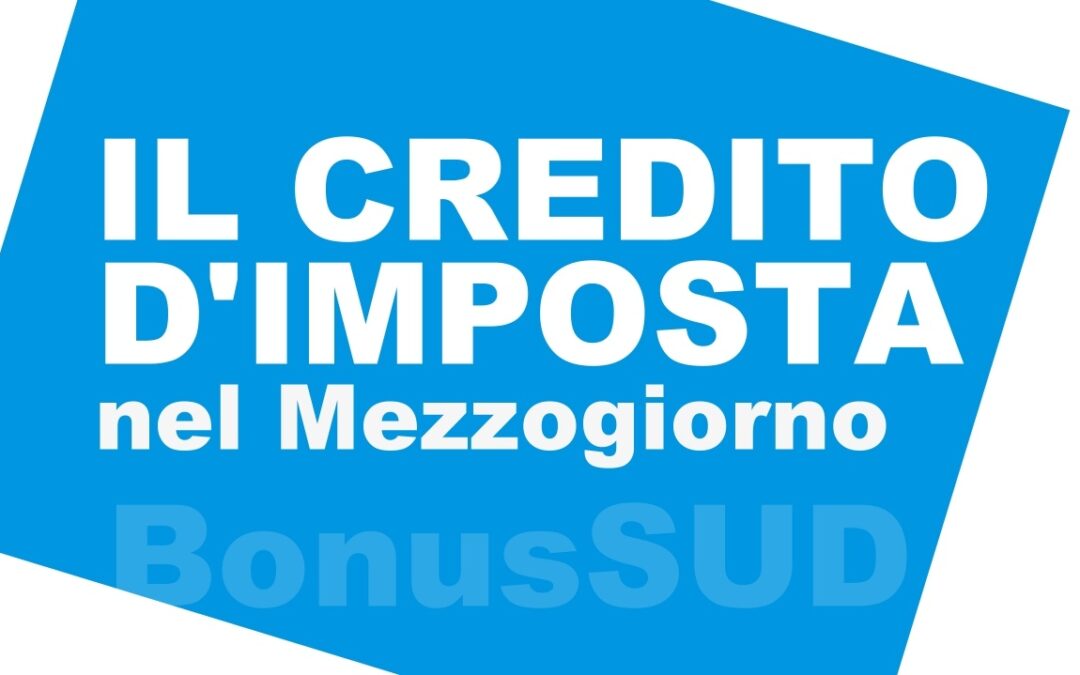 Bonus Mezzogiorno: prorogati i termini