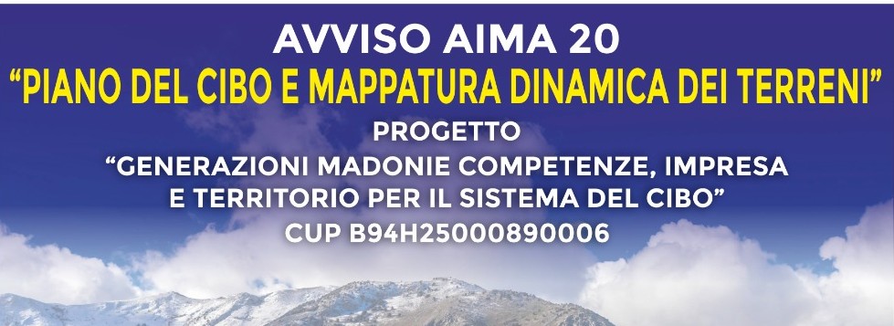 Avviso “Piano del Cibo e Mappatura Dinamica dei Terreni”: selezioni aperte per 40 allievi